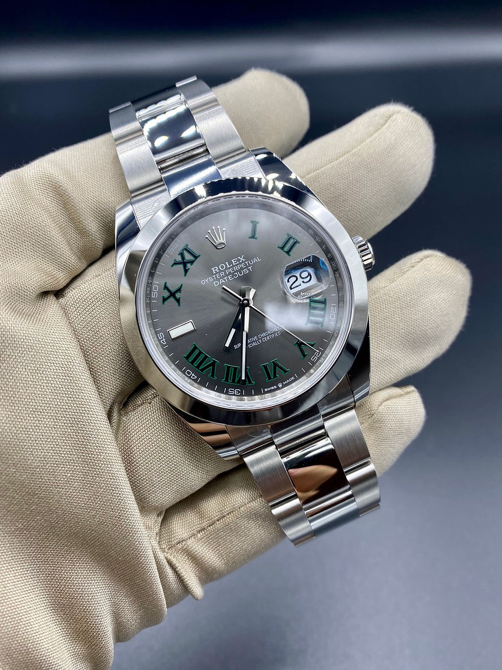 Miniaturbild: Rolex Datejust 41 Wimbledon, Neu