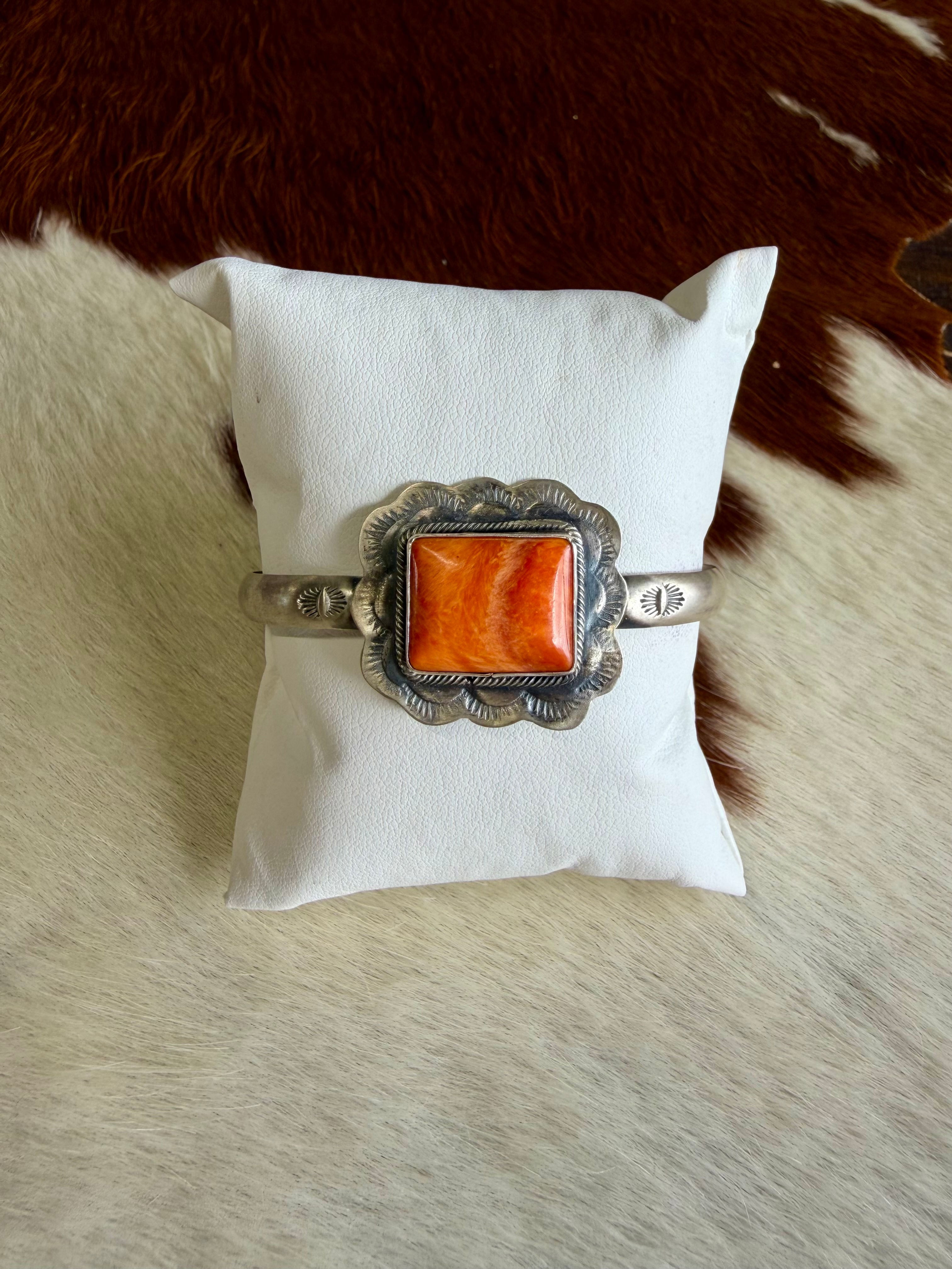 Orange Spiny Cuff