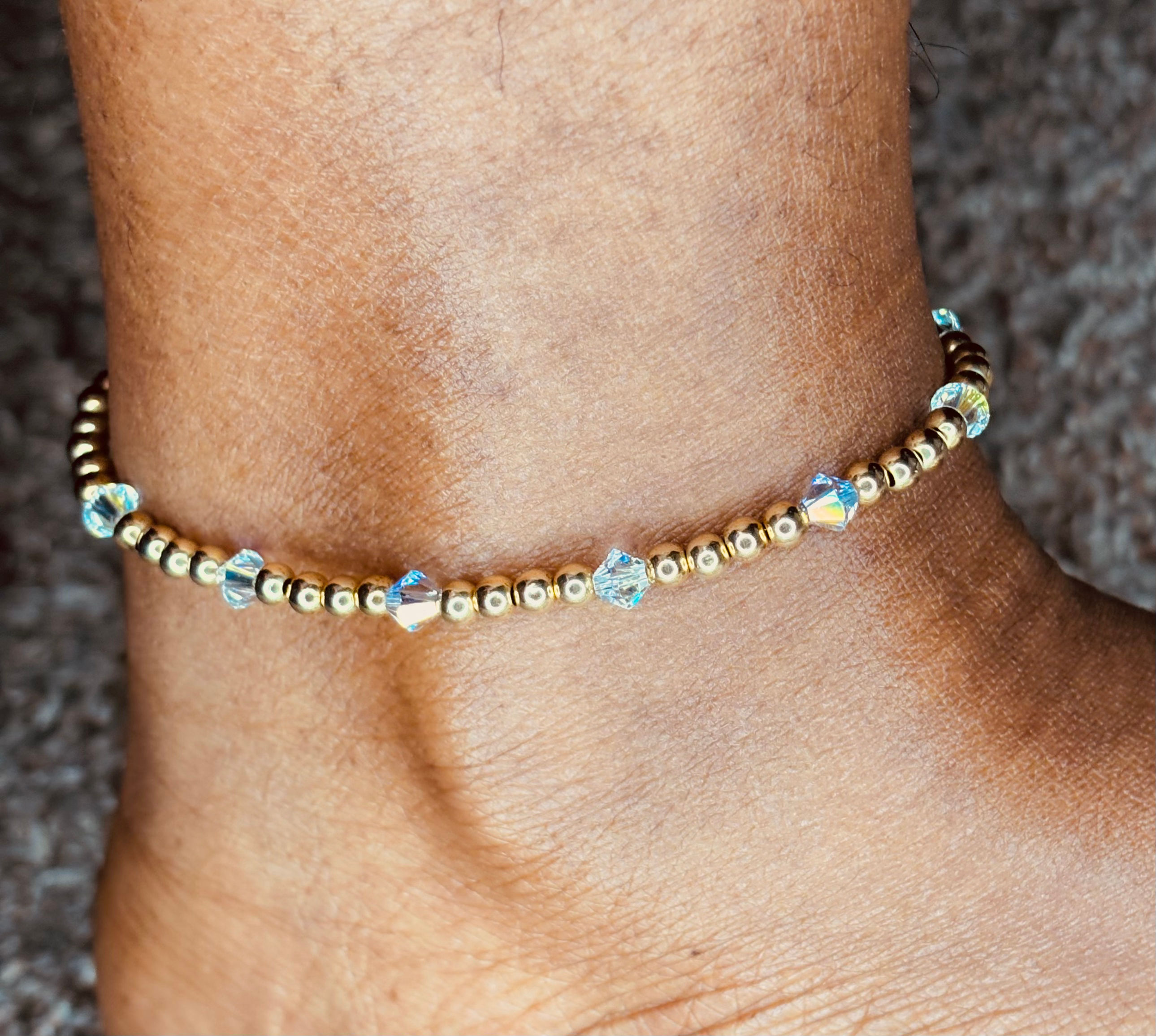 Basic Swarovski Anklet