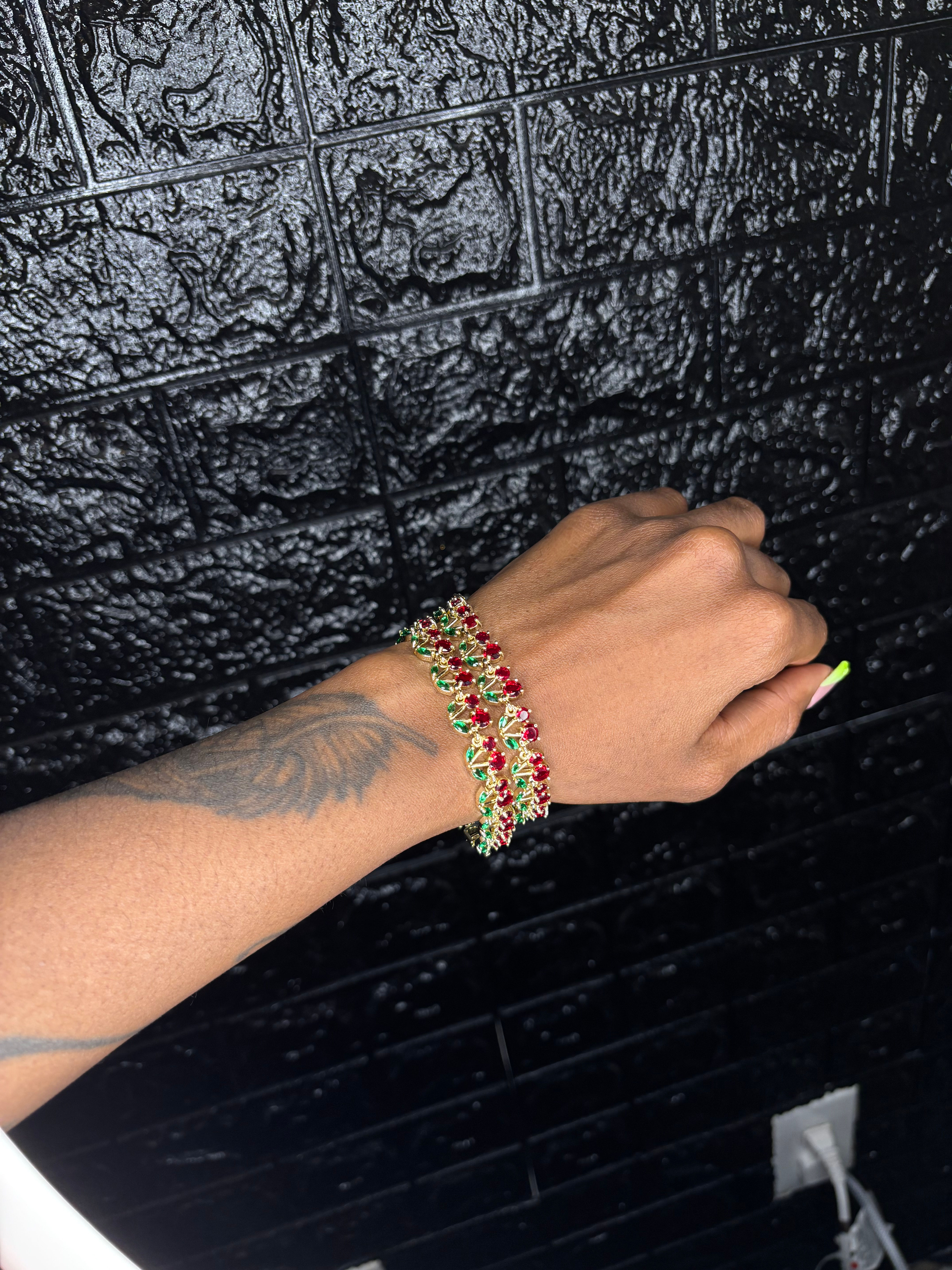Red Cherry Bracelet 