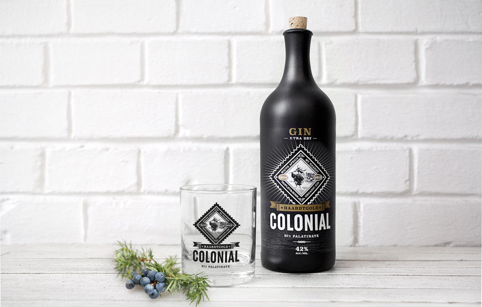 Haardt Colonial Gin, Packaging Design