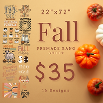 Fall Gang Sheet