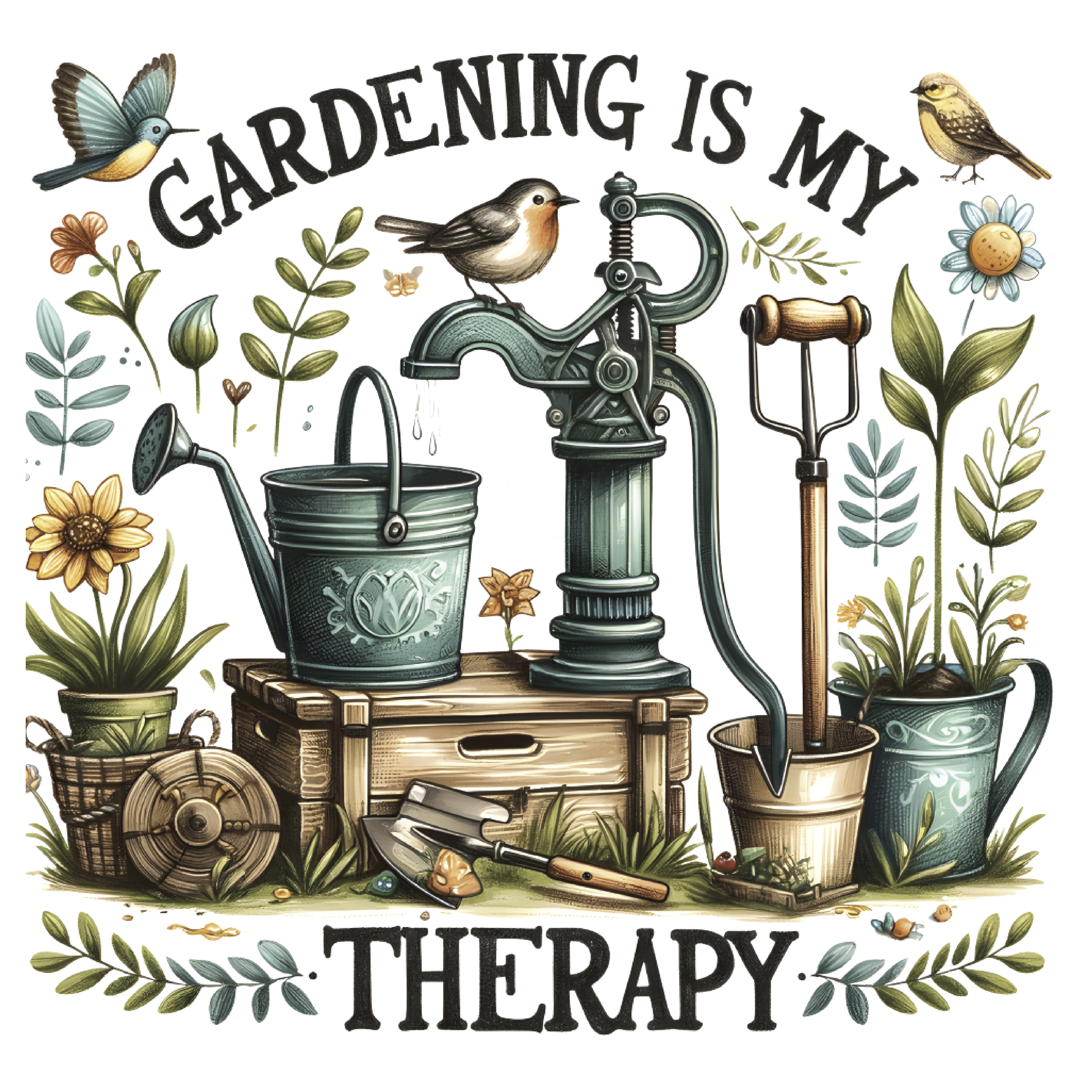 Gardening Is My Therapy