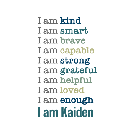 I am kind I am smart boy