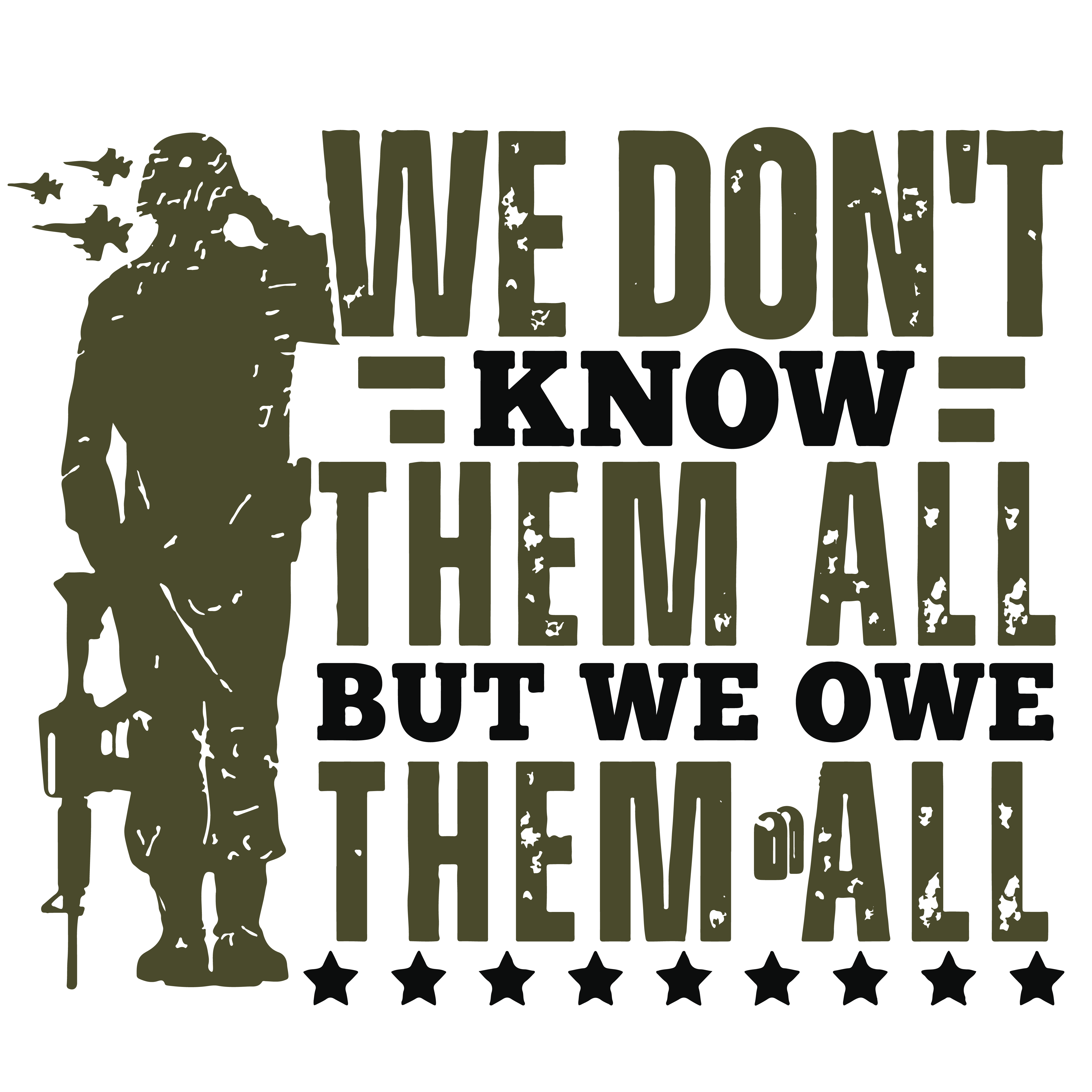 We Don't Know Them All