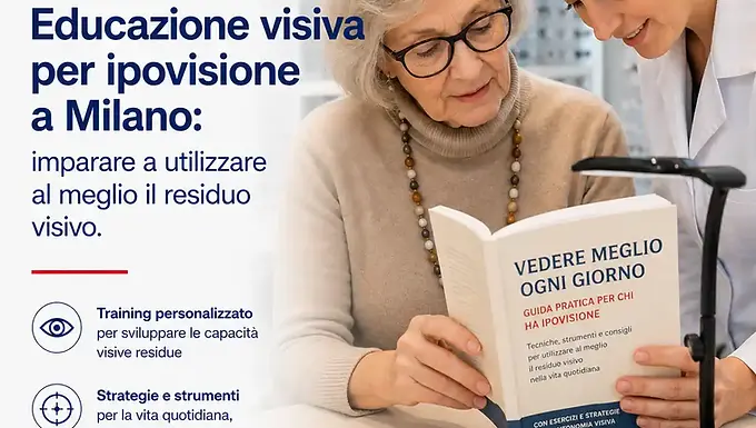 Educazione visiva per ipovisione a Milano