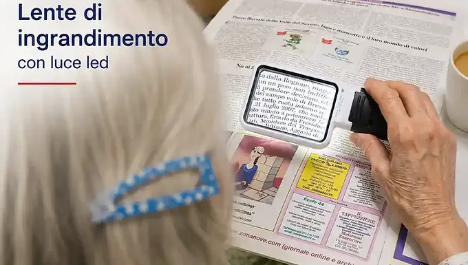 Lenti di ingrandimento per Maculopatia Milano. Soluzioni per Ipovedenti
