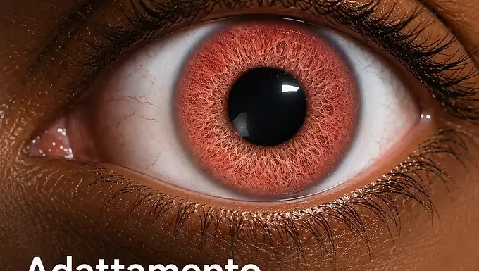 Adattamento lenti sclerali su occhio
