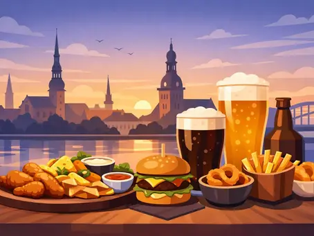 Bar Food with Craft Beer in Riga