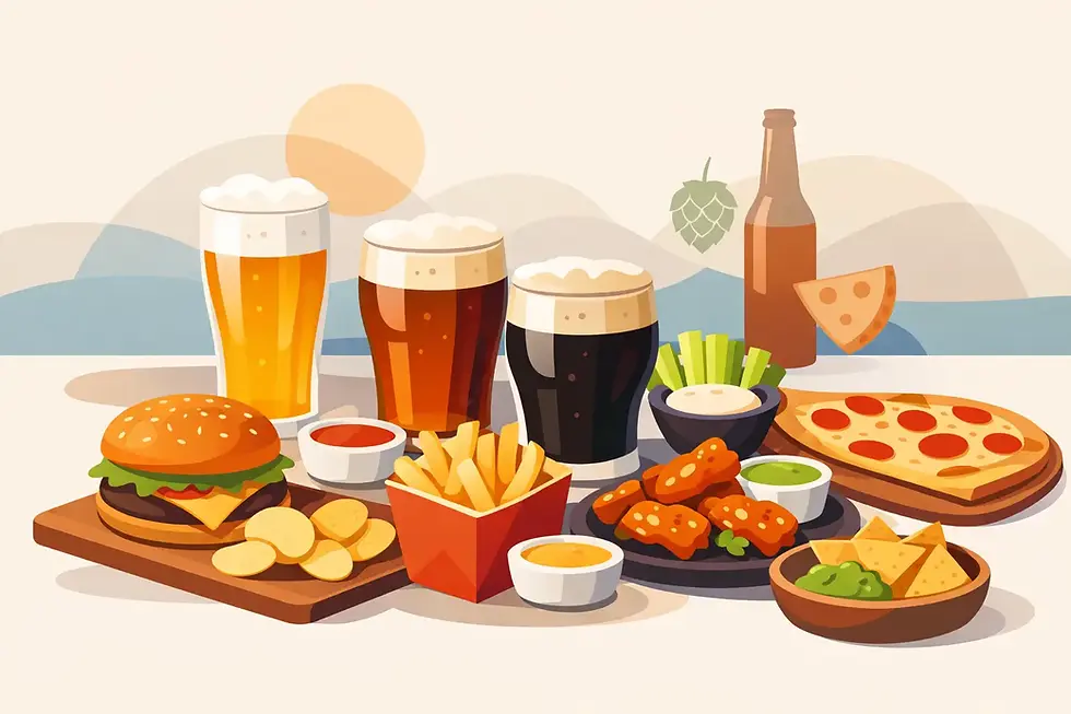 A Guide to Casual Beer Pairings