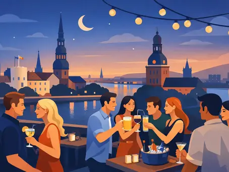 Group Drinks Venue Riga for Easy Nights Out