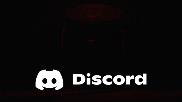A GIF of a character from Luna Abyss raising their head and opening their eyes with "Discord" and the Discord logo beneath.