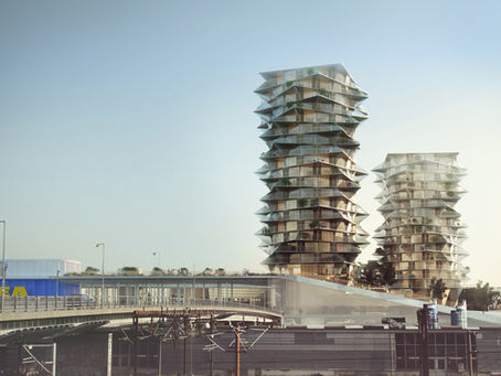 perspective rendering of kaktus towers