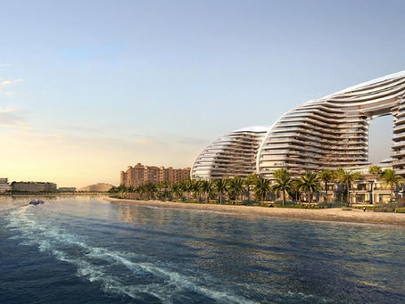 Oystra, designed by Zaha Hadid Architects for Richmind on Al Marjan Island in Ras Al Khaimah, represents one of the UAE’s most visually ambitious new waterfront developments.