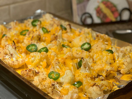 Kicked Up Cauliflower Nachos