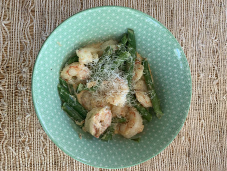 Creamy Shrimp & Asparagus