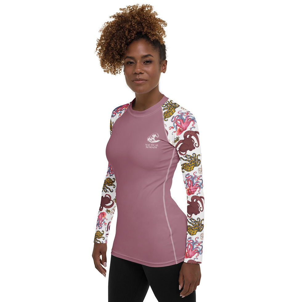 Thumbnail: Women's Rash Guard - Octopus