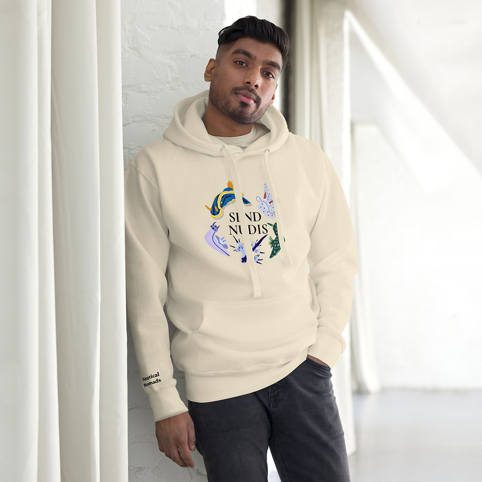 Thumbnail: Send Nudis (Black Font) Hoodie