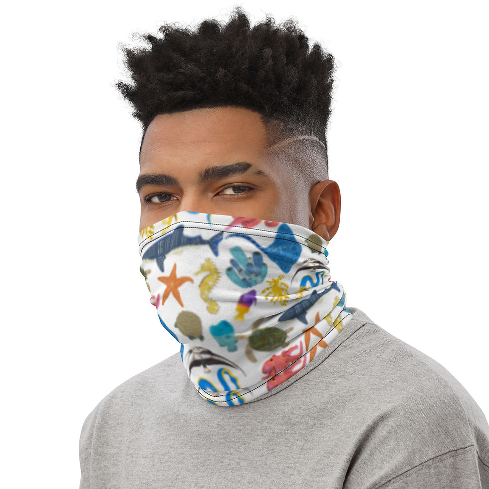 Thumbnail: Unisex Sea-tastic Neck Gaiter | Headband