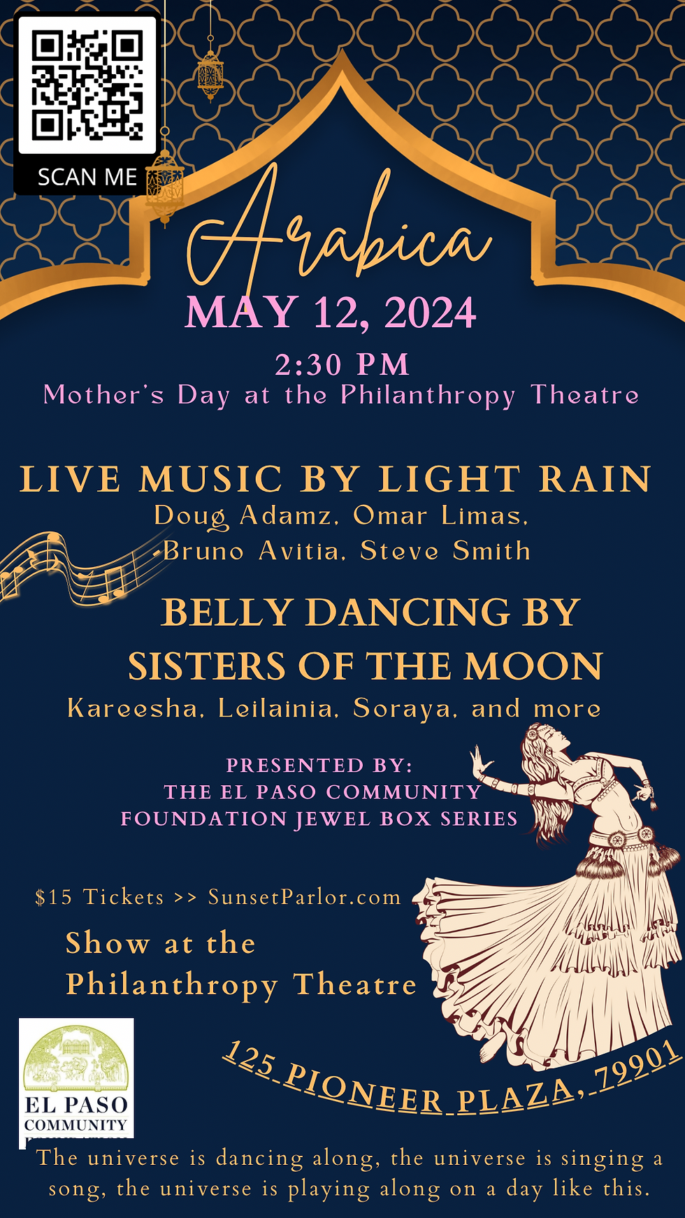 Arabica: Light Rain & Sisters Of The Moon at the PHILANTHROPY THEATRE May 12