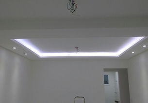 sanca aberta tabicada com fita de led