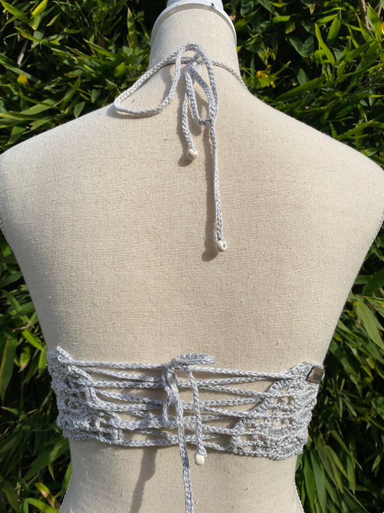 Thumbnail: Oeko-Tex cotton crochet crop top