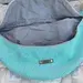 Thumbnail: Light green corduroy fanny pack, size M, with removable and adjustable strap