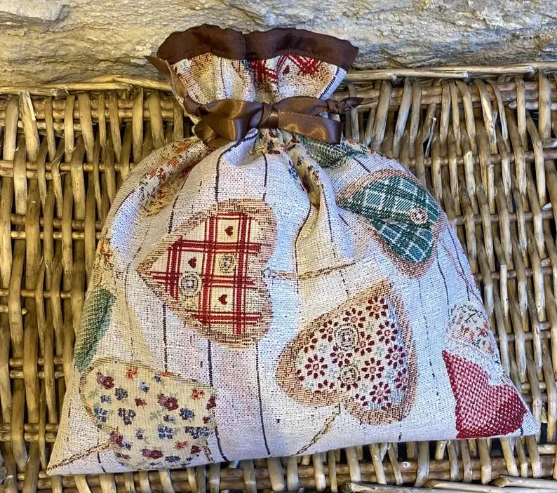 Sac pochon paquet cadeau Noël