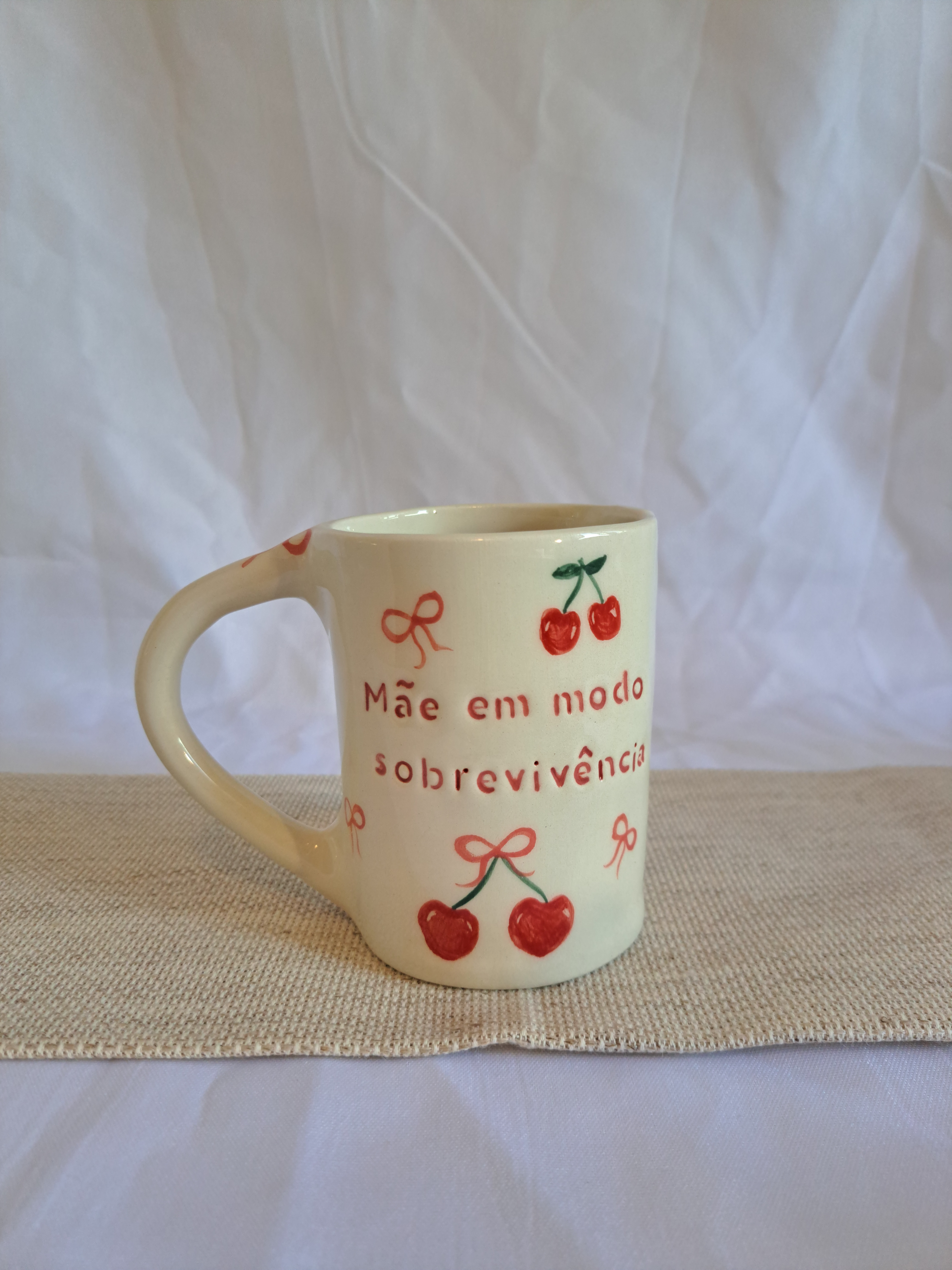 Caneca Mãe em modo sobrevivência