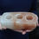 Thumbnail: Natural Salt Candle Holder - 3 holes