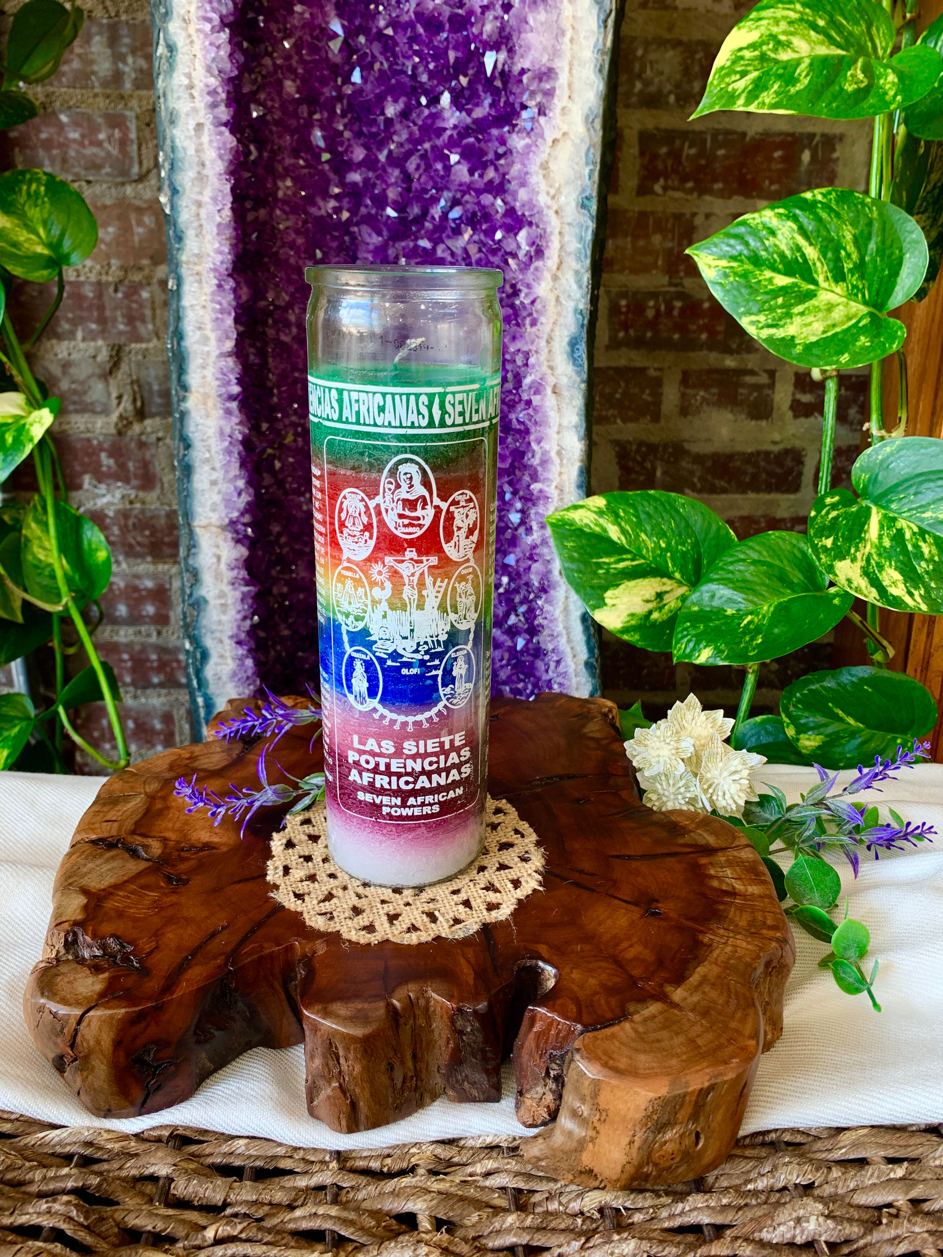 7 African Powers Seven Day Prayer Candle (7 Colors)