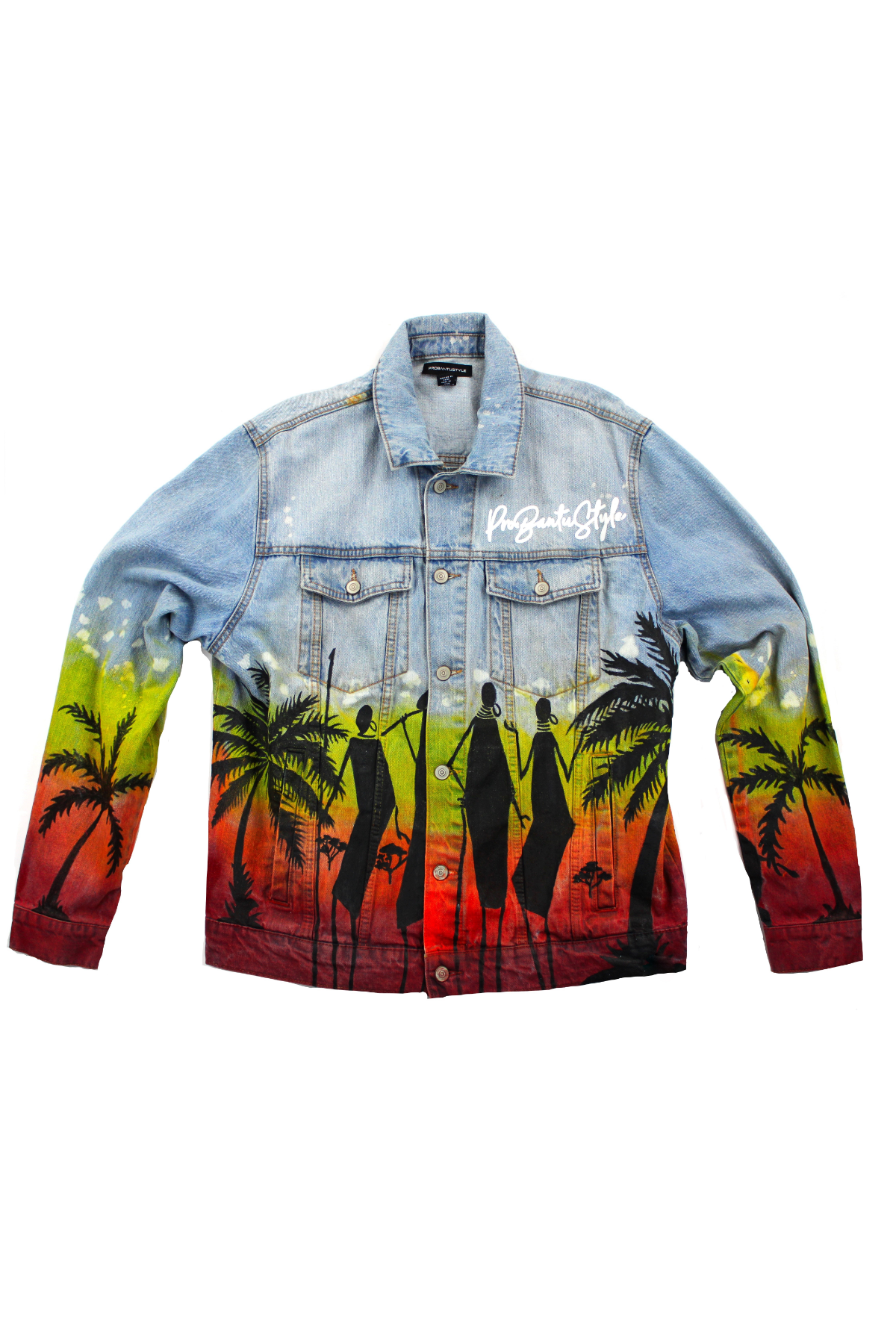 Sun Set In Africa Denim Jacket Set