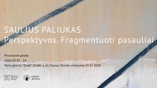 Sauliaus Paliuko personalinė paroda "Perspektyvos. Fragmentuoti pasauliai"