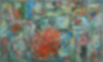 Nuotrauka | © Kęstutis Zapkus. „Supainiotas Senato piktavališkumas“. 2022. Medvilnė, akrilas, aliejus. 91,5 x 152,4 cm