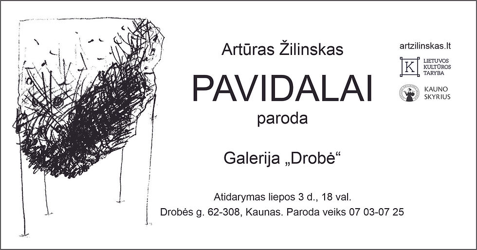 Artūro Žilinsko personalinė paroda „Pavidalai“