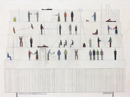 Aurelijos Zaburaitės tapybos paroda „Rikiuotė“