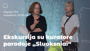 Ekskursija su kuratore ir menininke Dalia Truskaite po parodą „Sluoksniai“