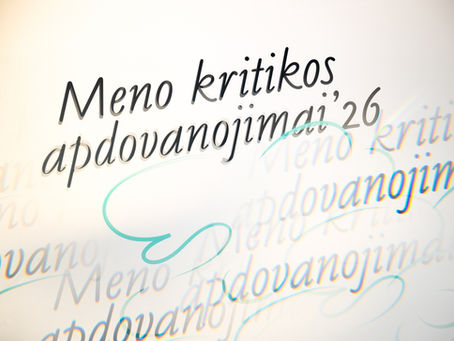 Nacionalinėje dailės galerijoje įteikti ketvirtieji Meno kritikos apdovanojimai