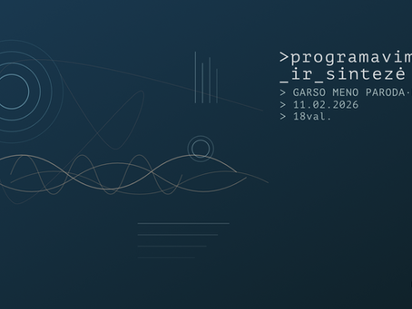 Garso meno paroda Arkos galerijoje