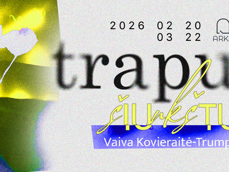 Vaivos Kovieraitės-Trumpės paroda TRAPU ŠIURKŠTU Arkos galerijoje