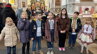 Švč. Trejybės Graikų apeigų katalikų (unitų) bažnyčiai perduoti LDS menininkų sukurti kūriniai
