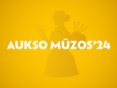 Skelbiame LDS metų kūrybos apdovanojimų AUKSO MŪZA / AUKSO ŽENKLELIS 2024 m. laureatus