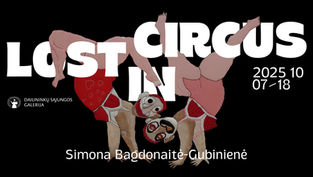 Simonos Bagdonaitės-Gubinienės paroda LOST IN CIRCUS