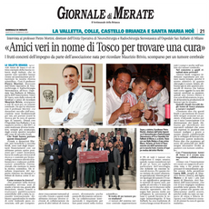 «Amici veri in nome di Tosco per trovare una cura»