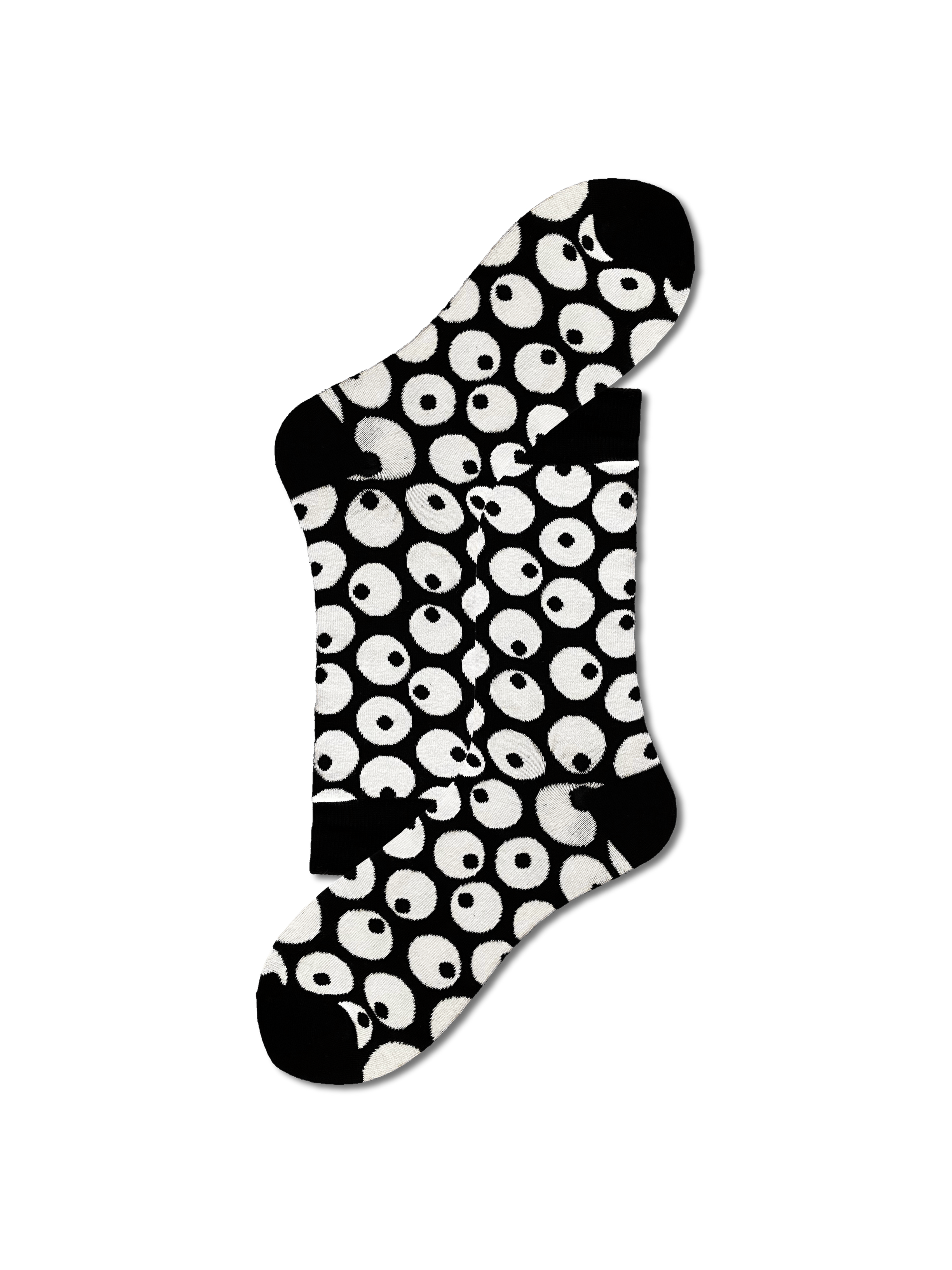 Black Round Eye Sock