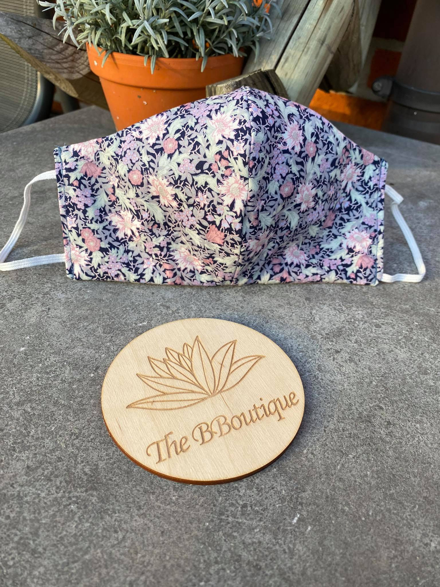 Mondmasker Vrouwen kleurrijke bloemenprint