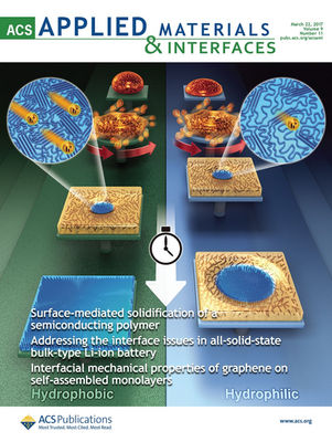 ACS Appl. Mater. Interfaces (2017) 9, 9871. (Front Cover)