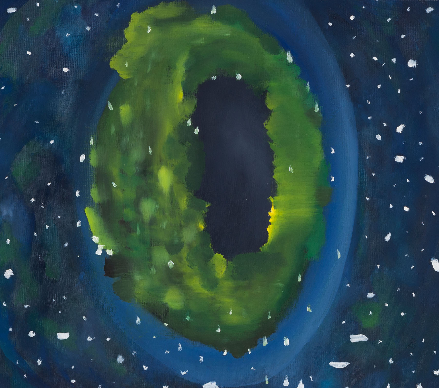 29) Yo me las creo todas, EL VIENTO SOPLA DONDE QUIERE, óleo sobre tela, 42 cm x 37 cm, 20