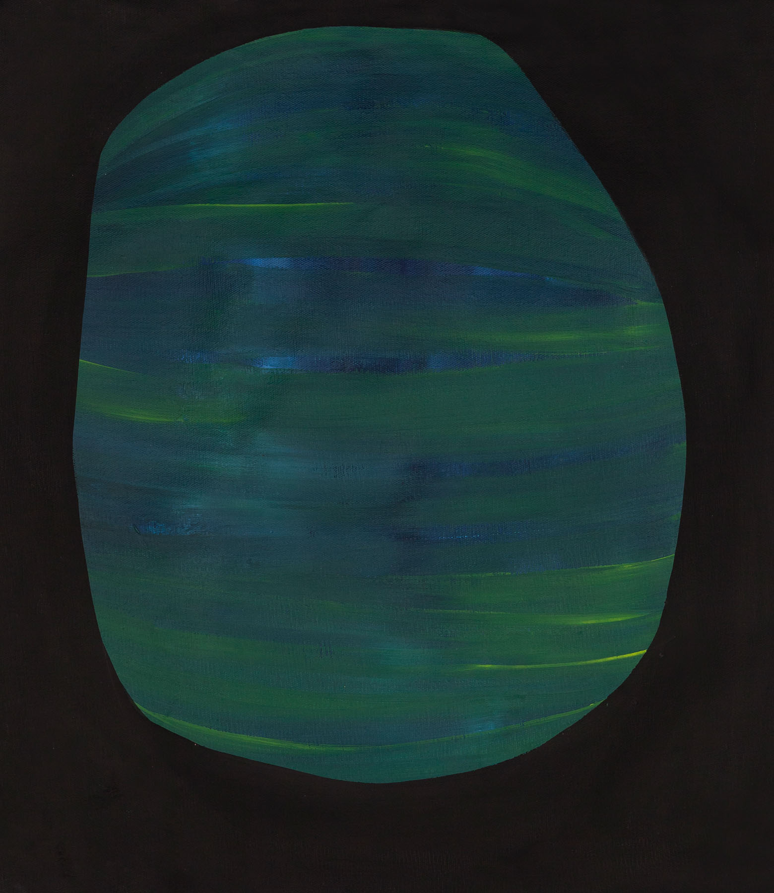 26) Las horas menores #2, EL VIENTO SOPLA DONDE QUIERE, óleo sobre tela, 38 cm x 43,5 cm (