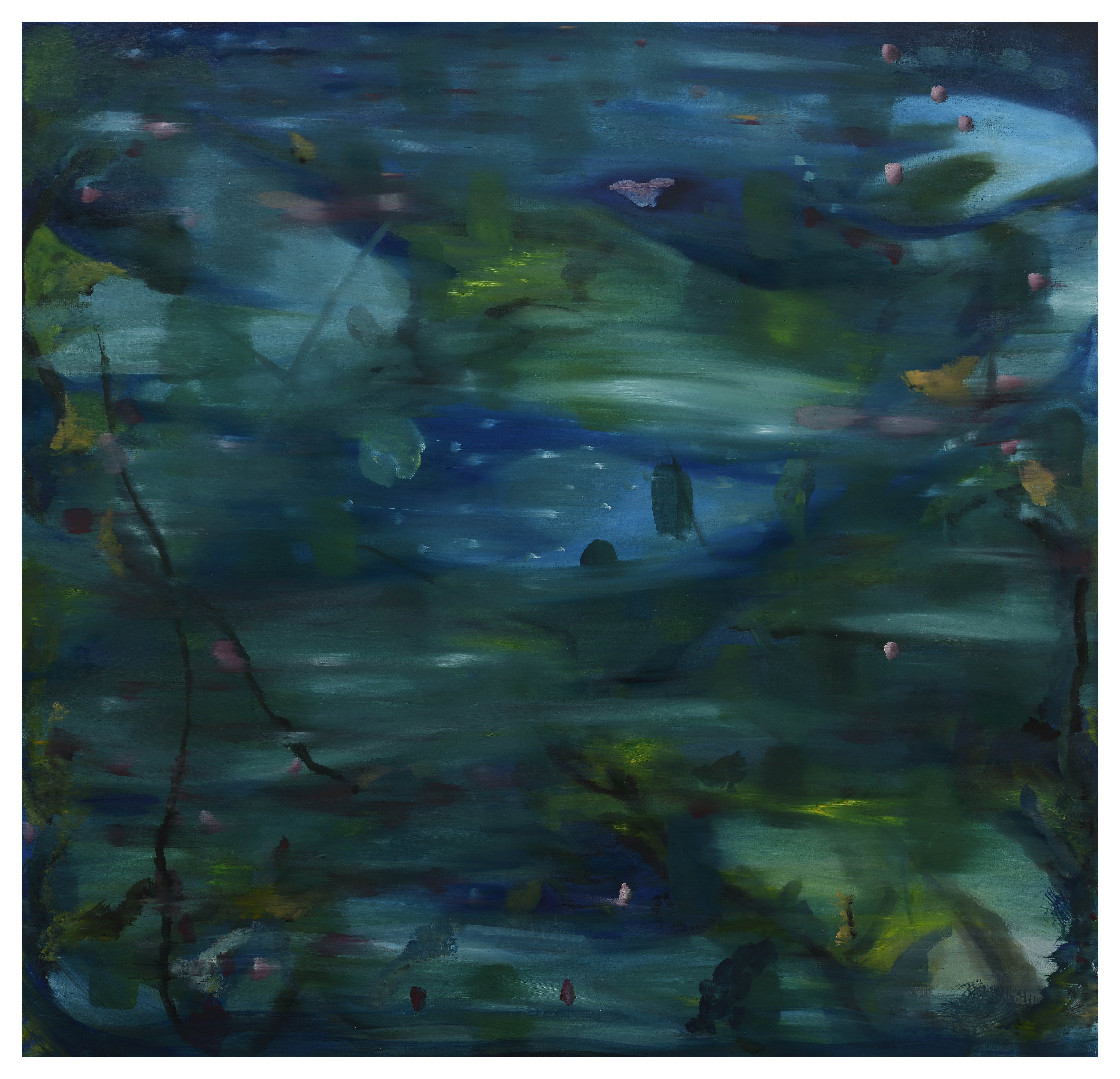 11) Las horas pequeñas, EL VIENTO SOPLA DONDE QUIERE, óleo sobre tela, 150 cm x 150 cm, 20